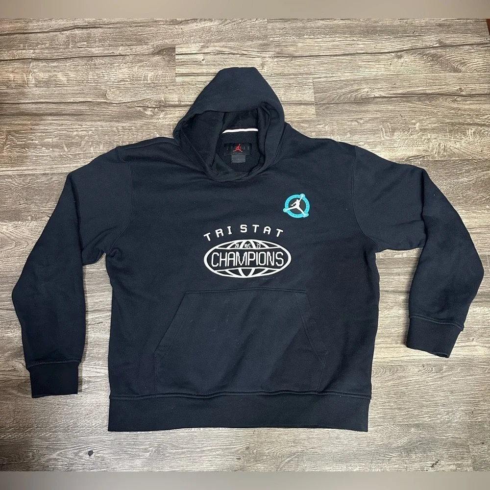 Jordan  Black Tri State Champions Hoodie